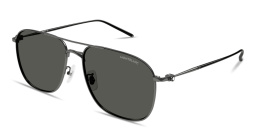MONTBLANC Meisterstück Pilot Sunglasses in Ruthenium – Product Photo 2