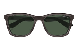 نظارات شمسية مستطيلة بشعار الإكليل الثلجي من مونت بلانك بلون رمادي - صورة المنتج 1