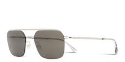Shop MYKITA Alister Aviator Sunglasses in Silver online.