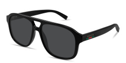 GUCCI Web Aviator Sunglasses in Black – Product Photo 2