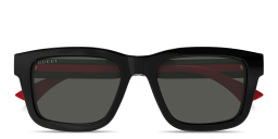 GUCCI Logo Signature Square Sunglasses in Black – Product Photo 1