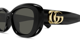 Buy GUCCI GG Logo Oval Sunglasses Online | MAGRABi Qatar