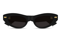 BOTTEGA VENETA Dizzy Cat-Eye Sunglasses in Black – Product Photo 1