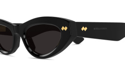 BOTTEGA VENETA Dizzy Cat-Eye Sunglasses in Black – Product Photo 3