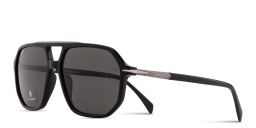 تسوق نظارات شمسية طراز أفياتور بشعار العلامة ديفيد بيكهام بلون أسود أونلاين.