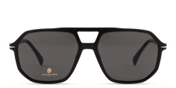 Shop DAVID BECKHAM Talisman Aviator Sunglasses in Black online.