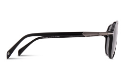 Shop DAVID BECKHAM Talisman Aviator Sunglasses in Black online.