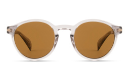 DAVID BECKHAM Talisman Panthos Sunglasses in Transparent Grey – Product Photo 1