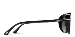 تسوق نظارات شمسية غيوم طراز أفياتور توم فورد بلون أسود أونلاين.