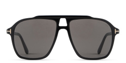 نظارات شمسية أوتاري طراز أفياتور من توم فورد بلون أسود - صورة المنتج 1