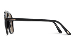 Shop TOM FORD Autari Aviator Sunglasses in Black online.