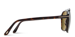 Shop TOM FORD Autari Aviator Sunglasses in Havana online.