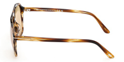 TOM FORD Autari Aviator Sunglasses in Havana – Product Photo 3