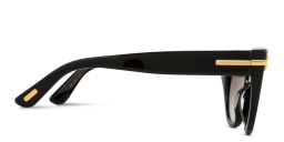 Shop TOM FORD Icon Cat-Eye Sunglasses in Black online.