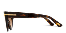 Shop TOM FORD Icon Cat-Eye Sunglasses in Havana online.