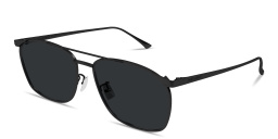 Shop SAINT LAURENT Vincent Aviator Sunglasses in Black online.