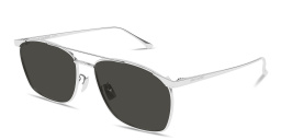 Shop SAINT LAURENT Vincent Aviator Sunglasses in Silver online.