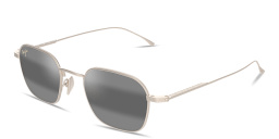 Shop Maui Jim Mekala Unisex Rectangle Sunglasses in Light Gold online.