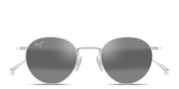 Shop Maui Jim Ka'apeha Unisex Panthos Sunglasses in Silver online.