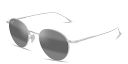 Shop Maui Jim Ka'apeha Unisex Panthos Sunglasses in Silver online.