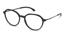 Shop ic! berlin Elis Unisex Panthos Eyeglasses in Matte Black online.