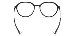 Shop ic! berlin Elis Unisex Panthos Eyeglasses in Matte Black online.