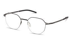 Shop ic! berlin Gen Irregular Eyeglasses in Matte Black online.