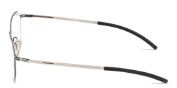 Shop ic! berlin Gen Irregular Eyeglasses in Matte Dark Brown online.