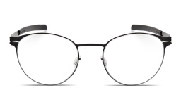Shop ic! berlin James C. Unisex Panthos Eyeglasses in Matte Black online.