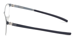 Shop ic! berlin James C. Unisex Panthos Eyeglasses in Matte Blue online.
