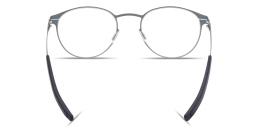 Shop ic! berlin James C. Unisex Panthos Eyeglasses in Matte Blue online.