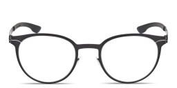 Shop ic! berlin Robin Unisex Panthos Eyeglasses in Matte Black online.