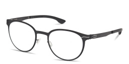 Shop ic! berlin Robin Unisex Panthos Eyeglasses in Matte Black online.