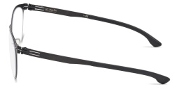 Shop ic! berlin Robin Unisex Panthos Eyeglasses in Matte Black online.