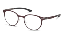 Shop ic! berlin Robin Unisex Panthos Eyeglasses in Matte Dark Brown online.