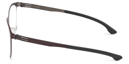 Shop ic! berlin Robin Unisex Panthos Eyeglasses in Matte Dark Brown online.