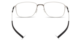Shop ic! berlin Vento Irregular Eyeglasses in Shiny Graphite online.