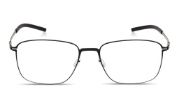 Shop ic! berlin Vento Irregular Eyeglasses in Shiny Black online.