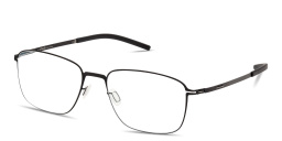 Shop ic! berlin Vento Irregular Eyeglasses in Shiny Black online.