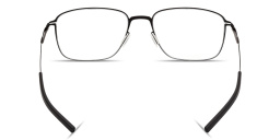 Shop ic! berlin Vento Irregular Eyeglasses in Shiny Black online.