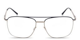 ic! berlin Wes Unisex Wide Aviator Eyeglasses in Matte Light Bronze – Product Photo 1