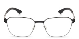 ic! berlin MB 12 Panthos Eyeglasses in Matte Black – Product Photo 1
