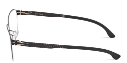 ic! berlin MB 12 Panthos Eyeglasses in Matte Black – Product Photo 3
