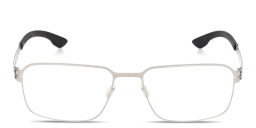 ic! berlin MB 13 Square Eyeglasses in Matte Light Ruthenium – Product Photo 1