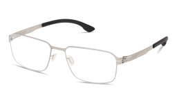 ic! berlin MB 13 Square Eyeglasses in Matte Light Ruthenium – Product Photo 2