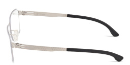 ic! berlin MB 13 Square Eyeglasses in Matte Light Ruthenium – Product Photo 3