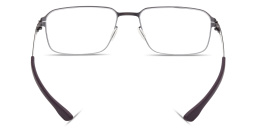 ic! berlin MB 13 Square Eyeglasses in Matte Gunmetal – Product Photo 4