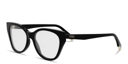 FENDI Fendi Way Cat-Eye Eyeglasses in Black – Product Photo 2