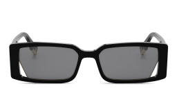 FENDI Fendi Way Rectangle Sunglasses in Black – Product Photo 1