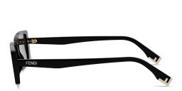 FENDI Fendi Way Rectangle Sunglasses in Black – Product Photo 3